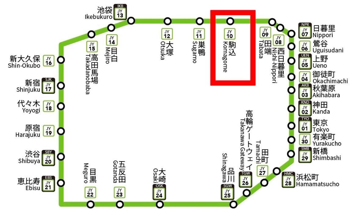 2F京都新装修日式房间jr山手线步行1Min地铁直达新宿池袋上野东京站 Токио Екстериор снимка